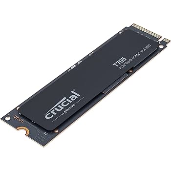 内蔵型SSD Crucial T705 2TB PCIe Gen5 NVMe M.2 SSD crucial-ssd-t705-heatsink-